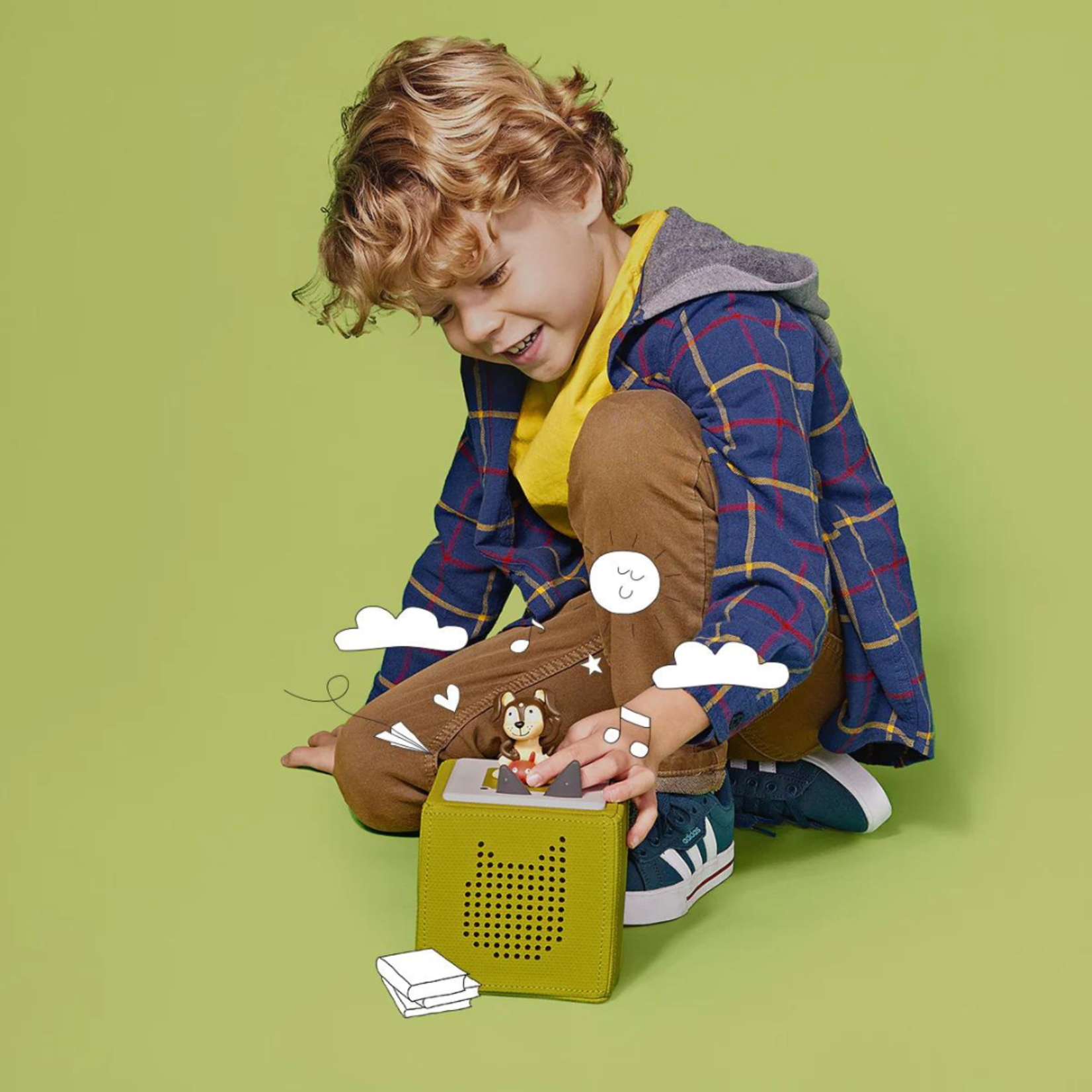 Tonies USA GREEN STARTER SET WITH PLAYTIME SONGS