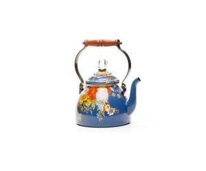 MacKenzie-Childs  Flower Market 3 Quart Tea Kettle - Lapis