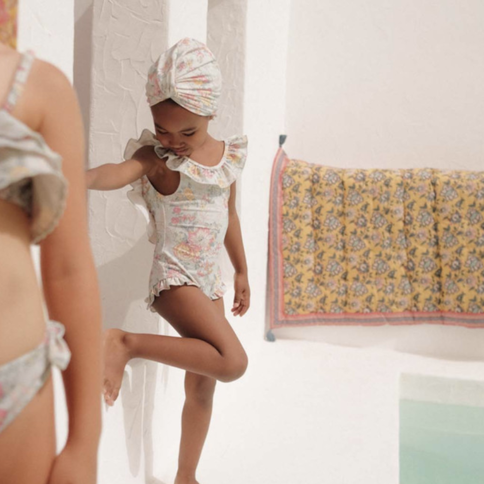Louise Misha BATHING SUIT ANDREA-WATER JODHPUR FLOWER