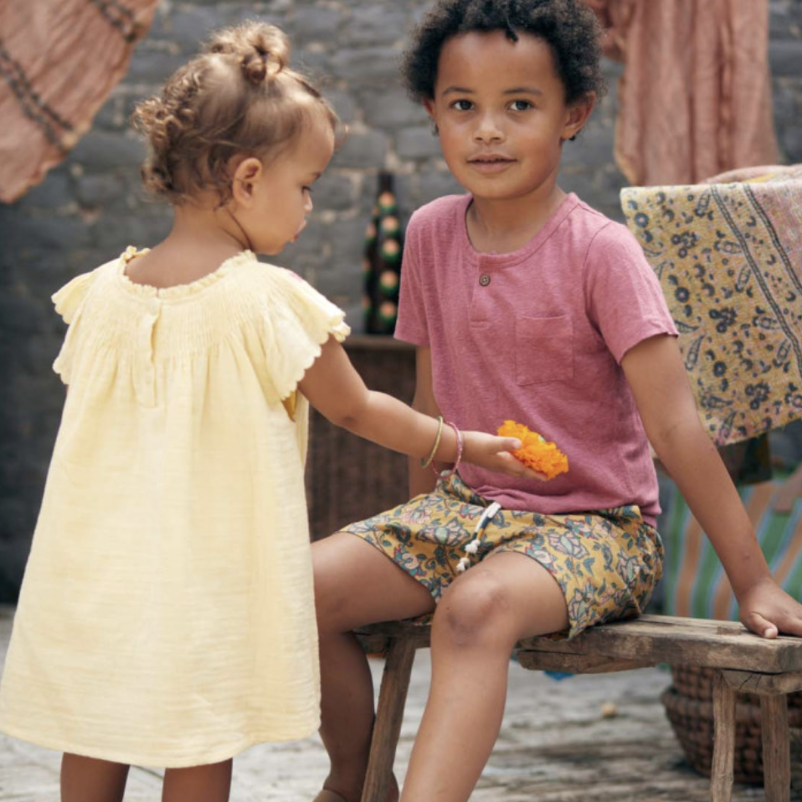 Louise Misha SHORTS ALIKI-HONEY MARIGOLD