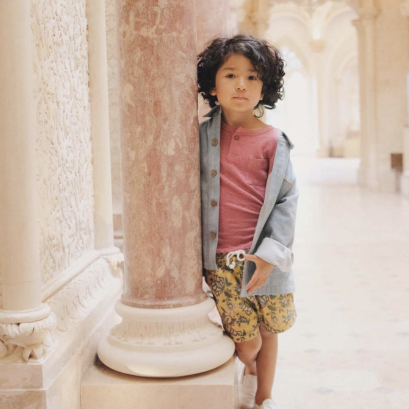 Louise Misha SHORTS ALIKI-HONEY MARIGOLD