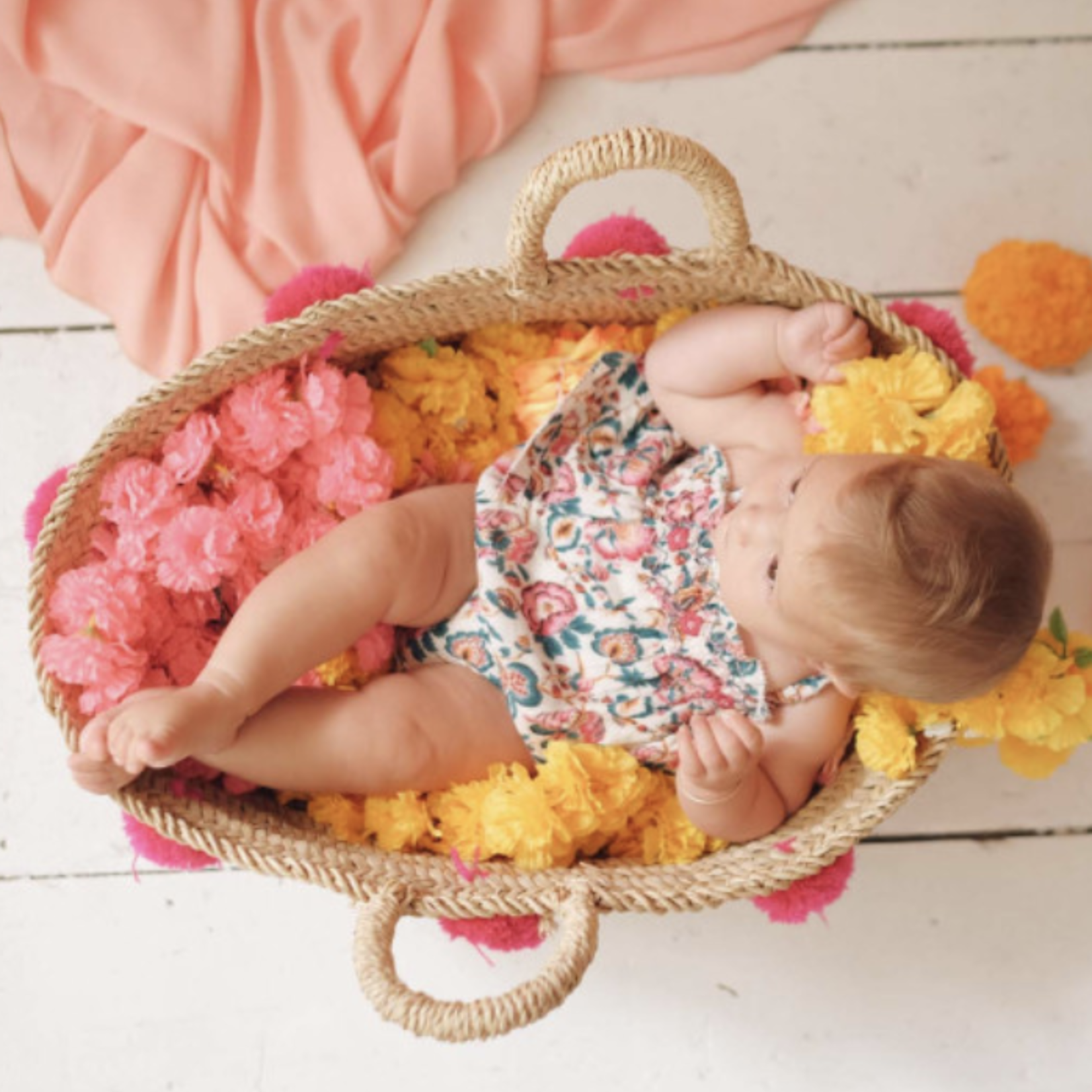 Louise Misha ROMPERS EMALINE-CREAM INDIAN FLOWERS-lg