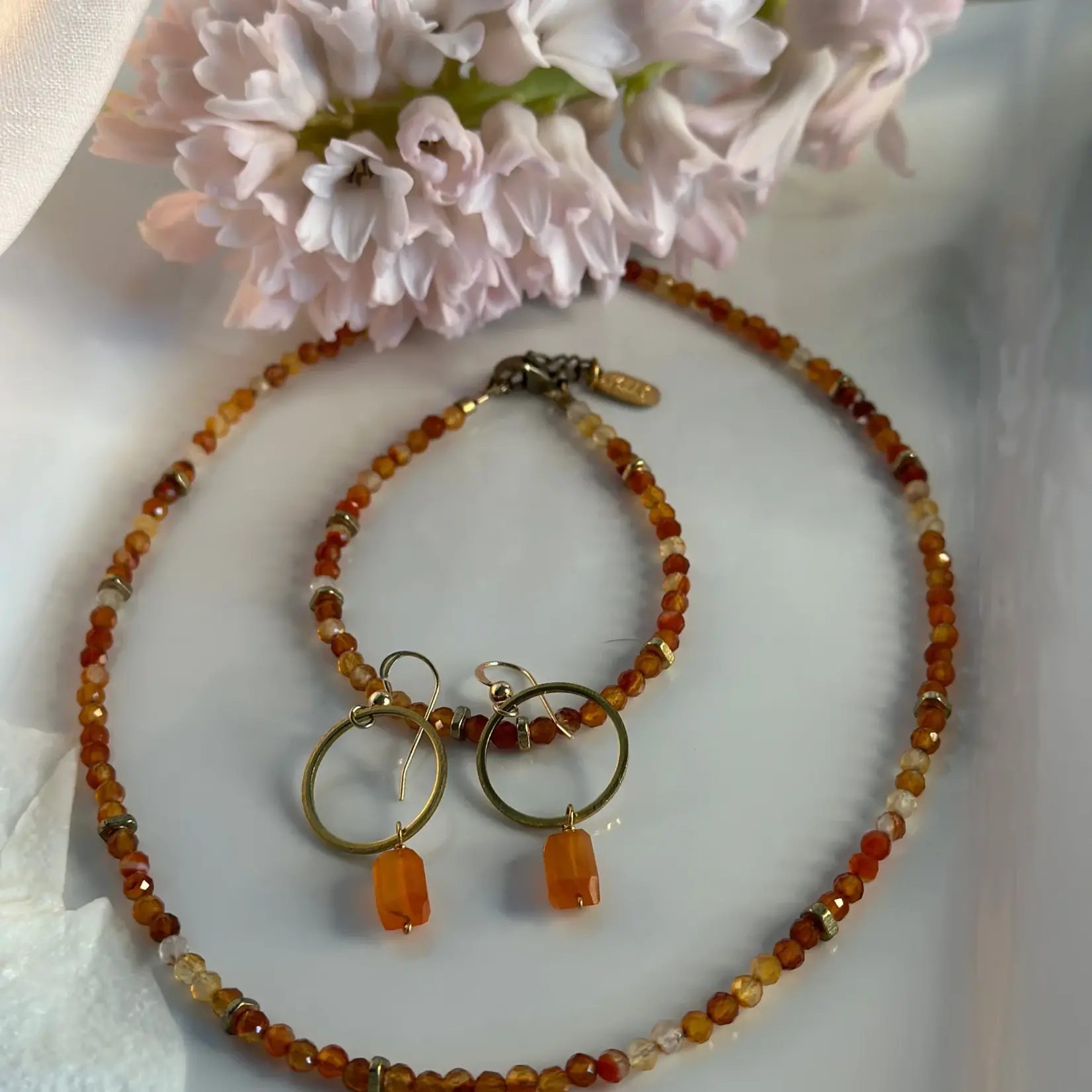 Hailey Gerrits Designs Carnelian Oso Bracelet