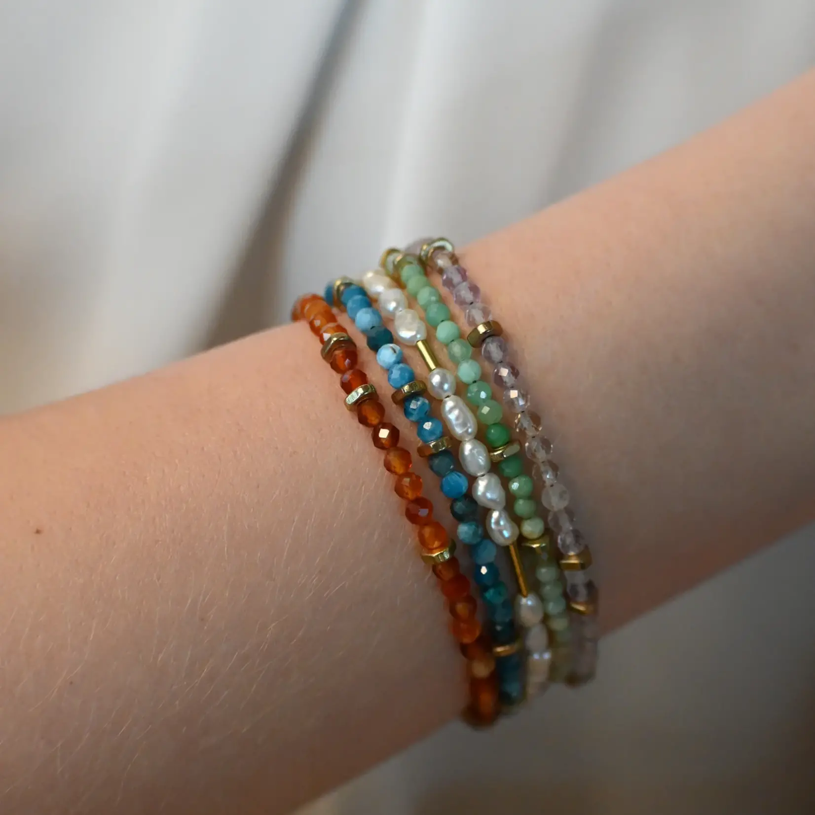 Hailey Gerrits Designs Carnelian Oso Bracelet