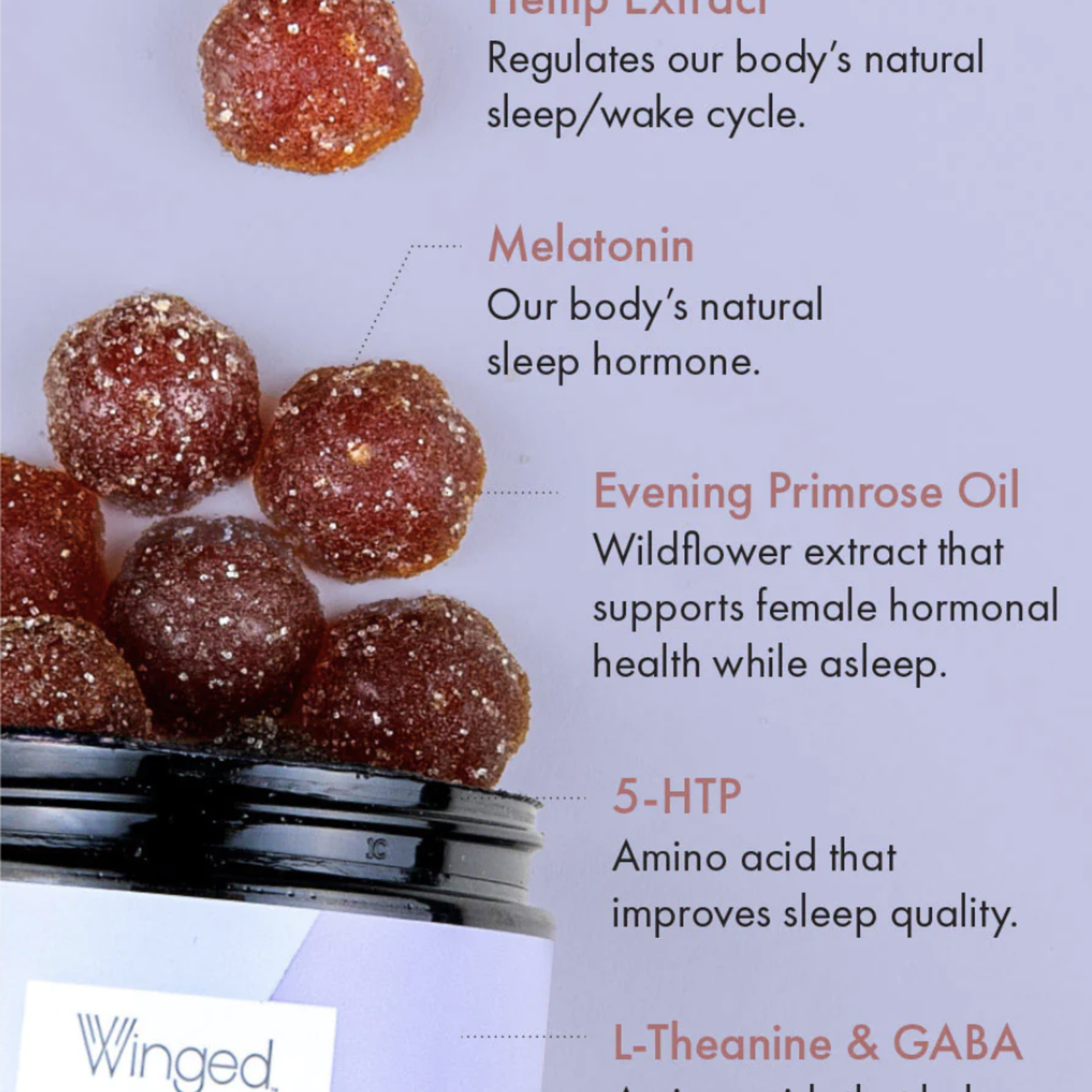 Winged Nutrition LLC Sleepy CBD (10 mg) Gummy (30 ct)