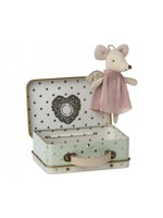 Maileg USA Angel Mouse in Suitcase