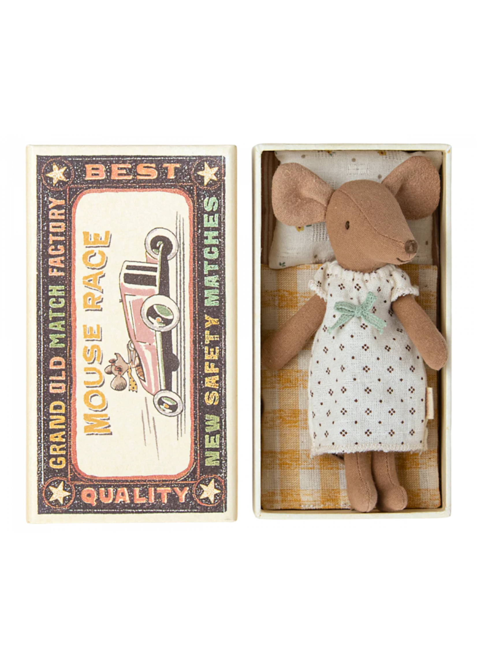 Maileg USA Big Sister Mouse in Matchbox