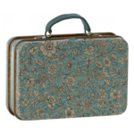 Maileg USA Small Suitcase, Blossom - Blue