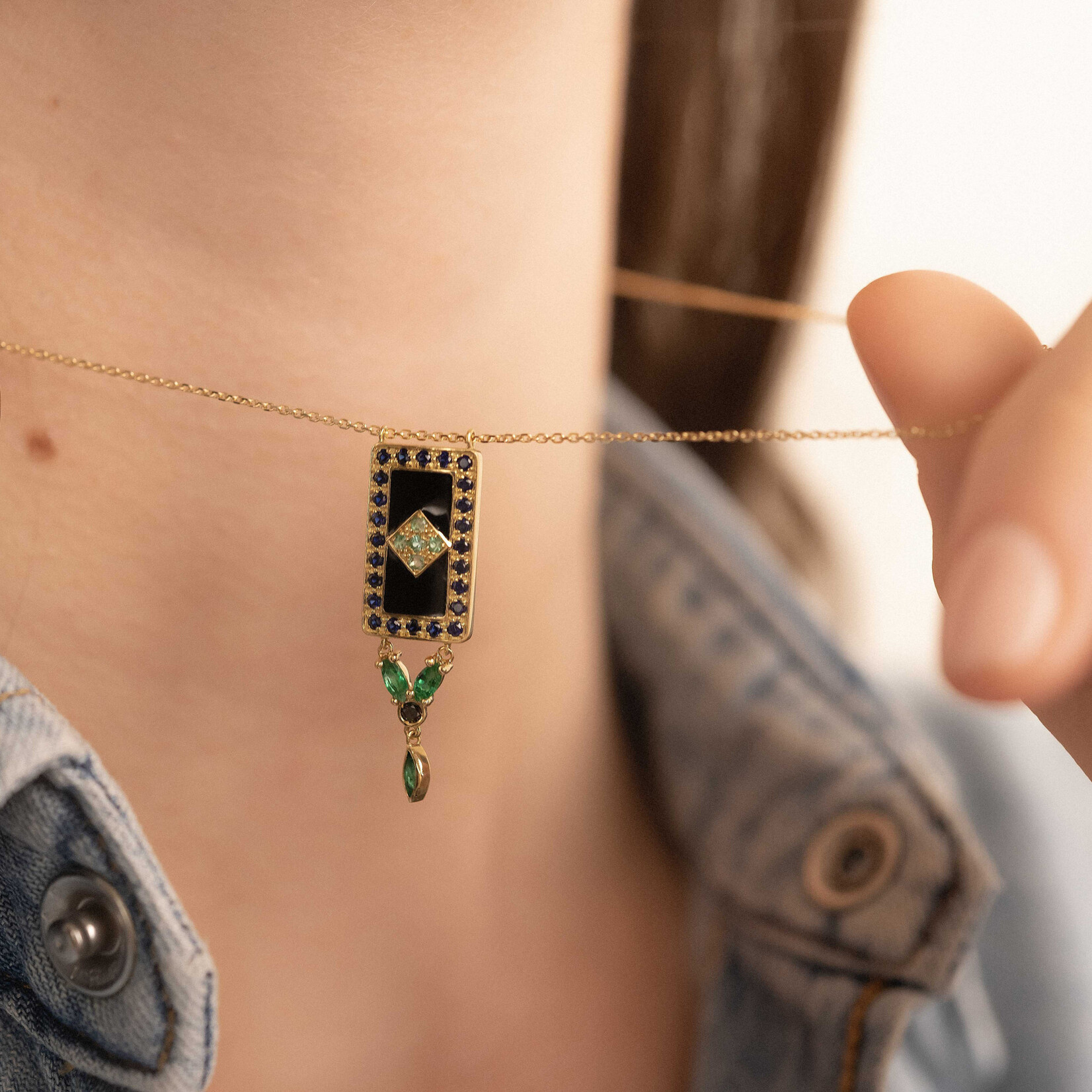 Sophie d'Agon Ava Necklace 2 Green