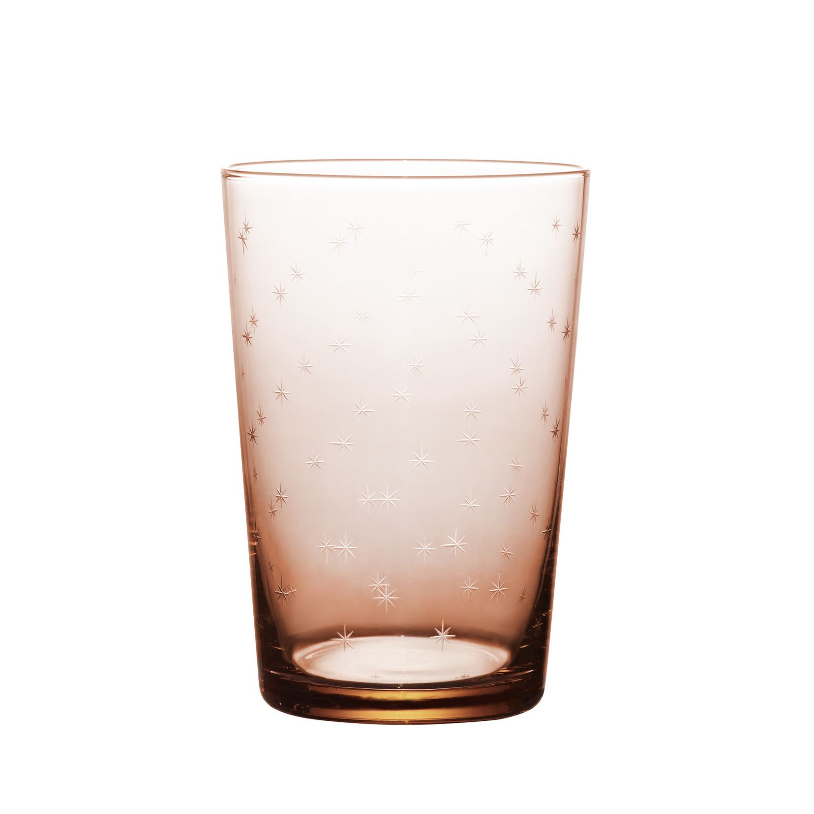 The Vintage List Four Rose Tumblers with Stars Design