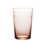 The Vintage List Set of Four Rose Tumblers with Ovals Design