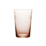 The Vintage List Set of Four Rose Tumblers with Ovals Design