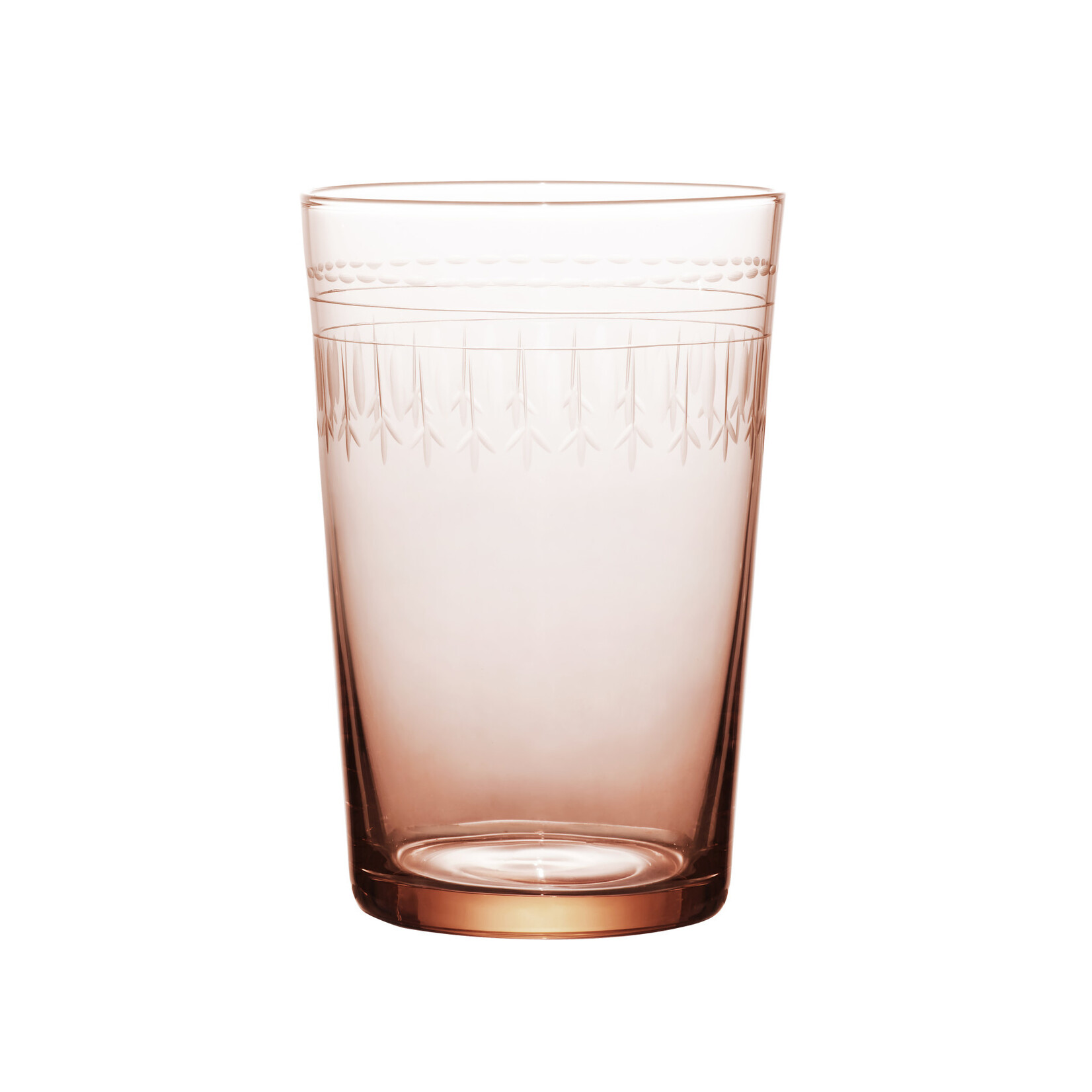 The Vintage List Four Rose Tumblers with Ovals Design