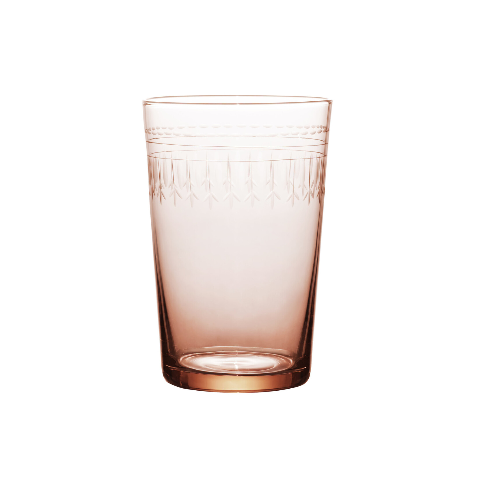 The Vintage List Four Rose Tumblers with Ovals Design