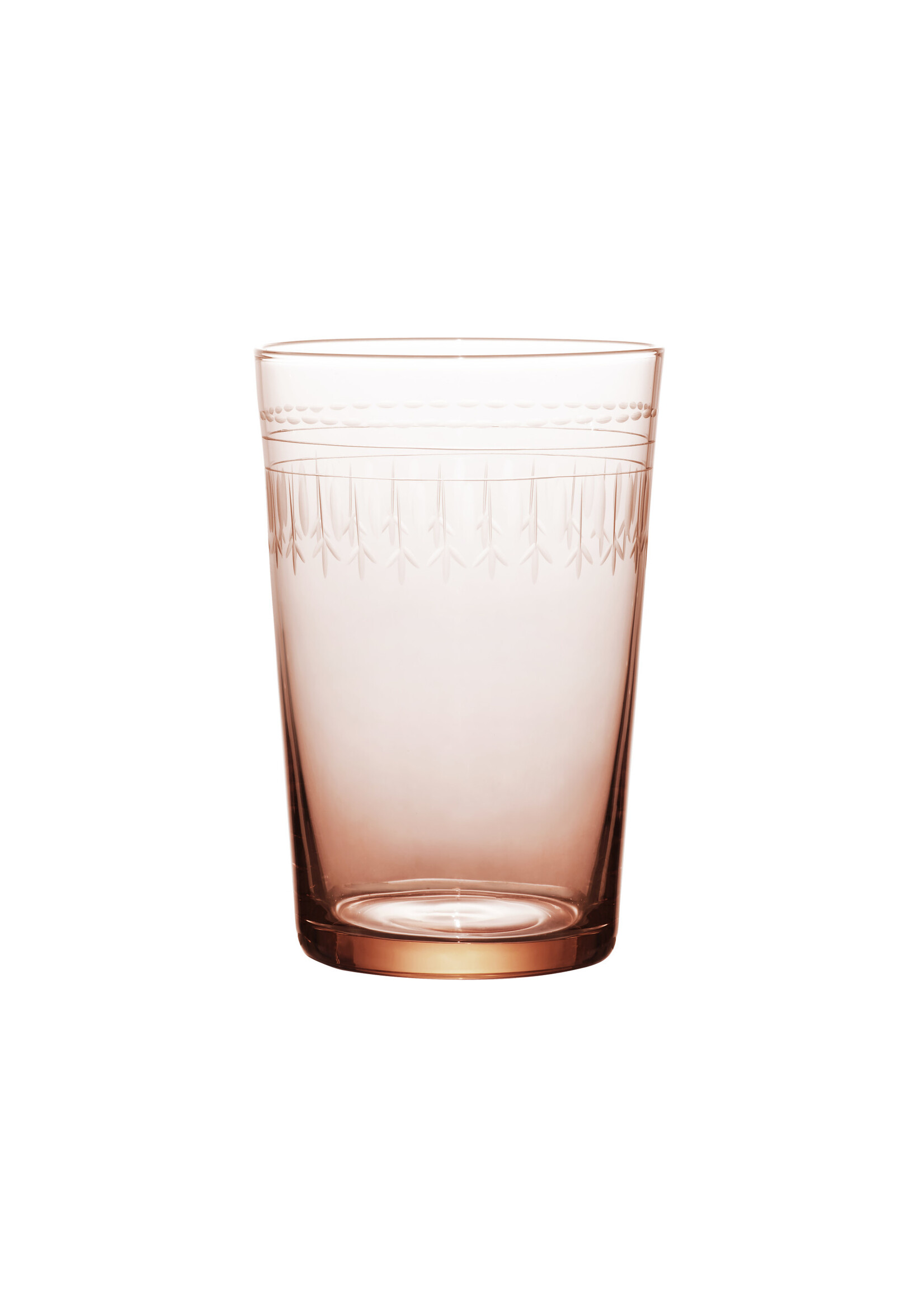 The Vintage List Four Rose Tumblers with Ovals Design