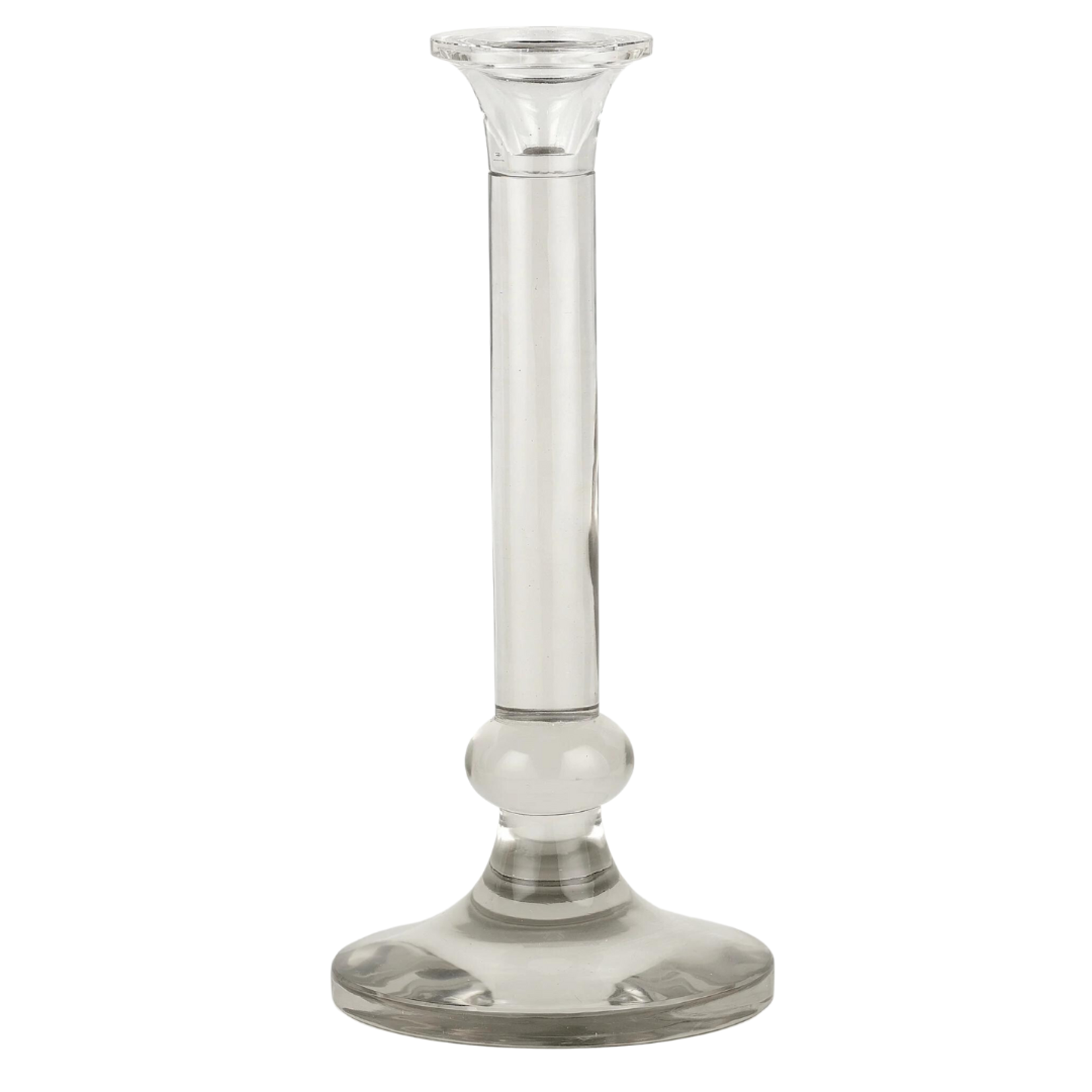 A. Sanoma Inc. Large Clear Vertical Candle Holder