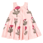 Pink Chicken Girls Eloise Dress - Blush Marigold