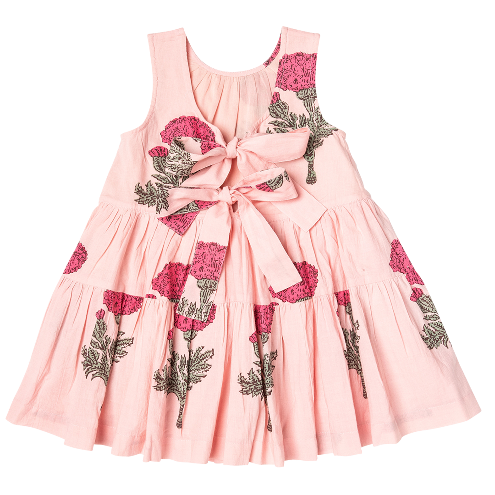 Pink Chicken girls eloise dress - blush marigold