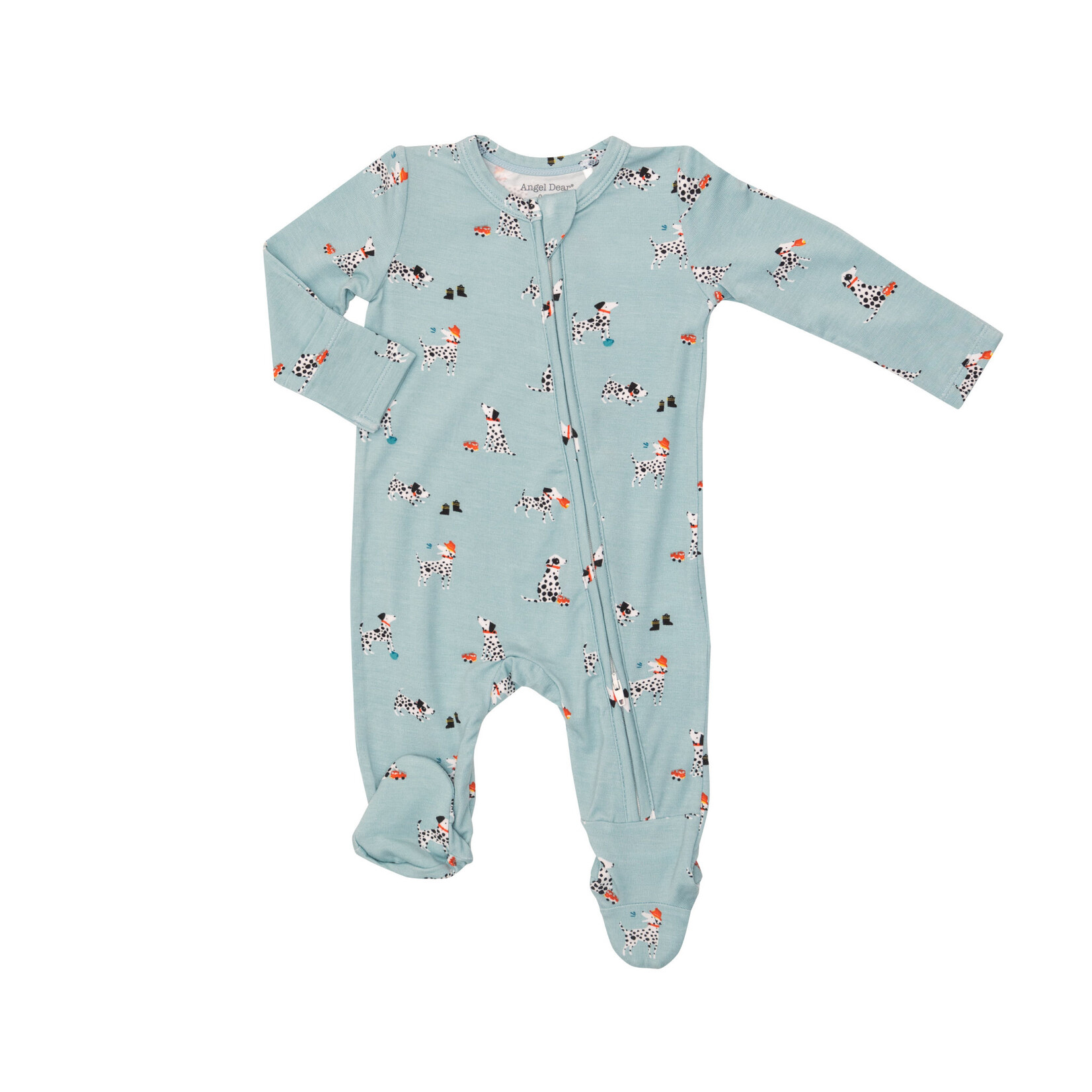 Angel Dear Firehouse Dalmatians 2-way Zipper Footie
