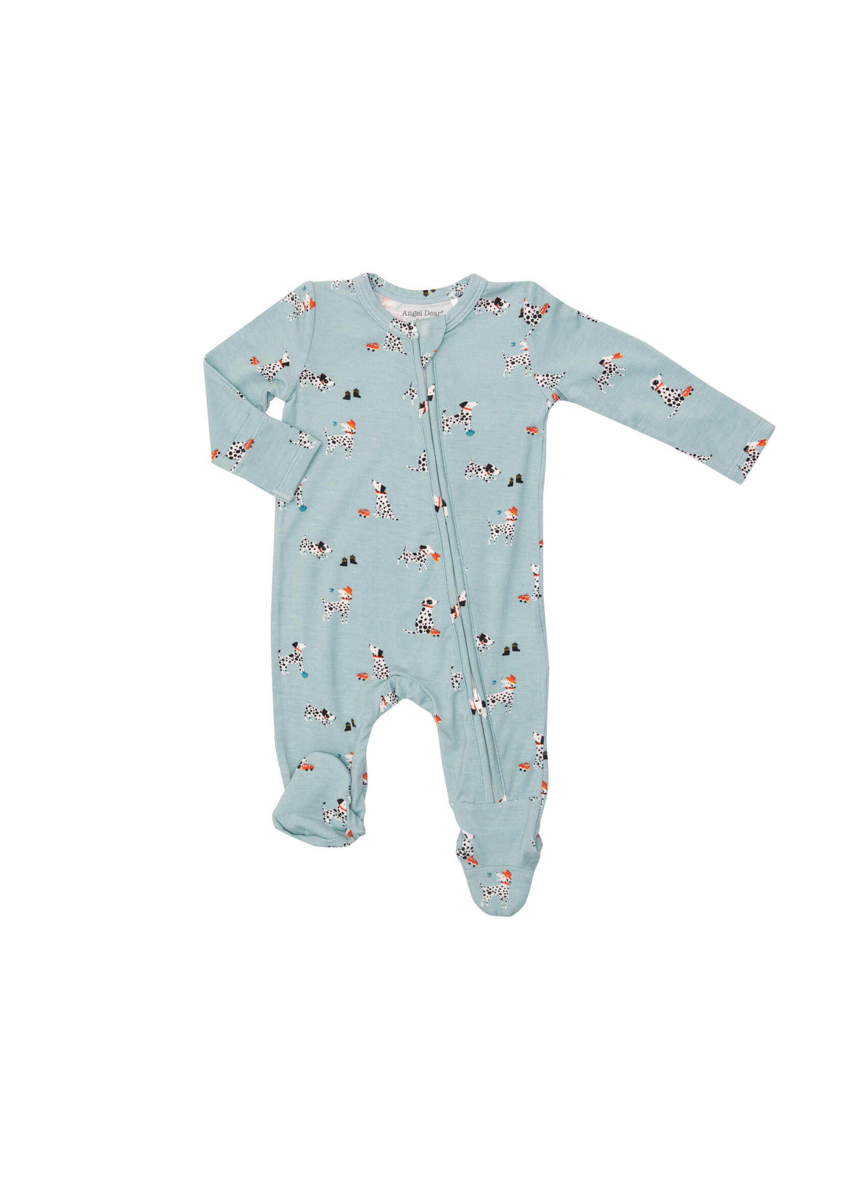 Angel Dear Firehouse Dalmatians 2-way Zipper Footie