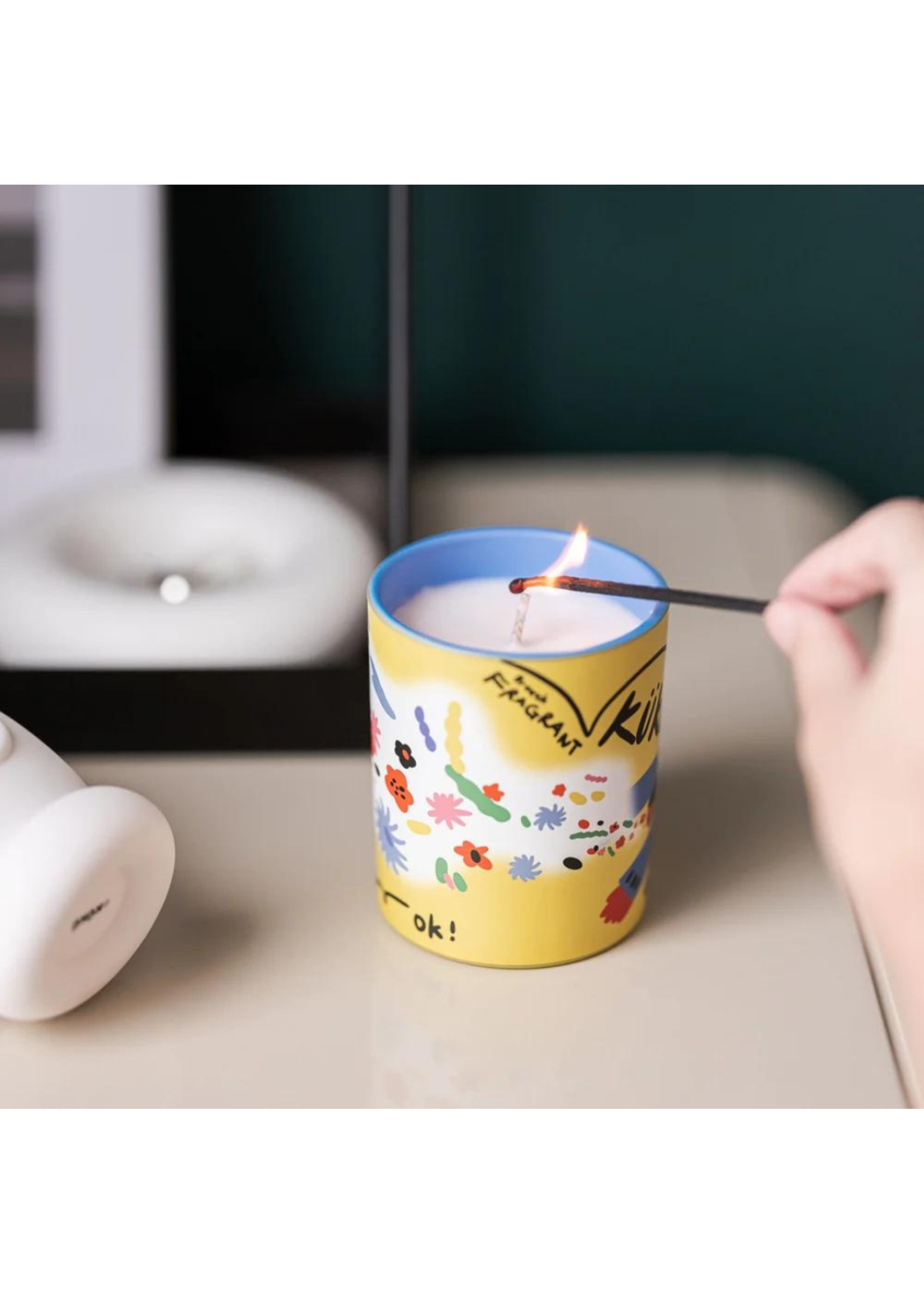 WEKUKU Speak Kindly Plum Blossom Candle