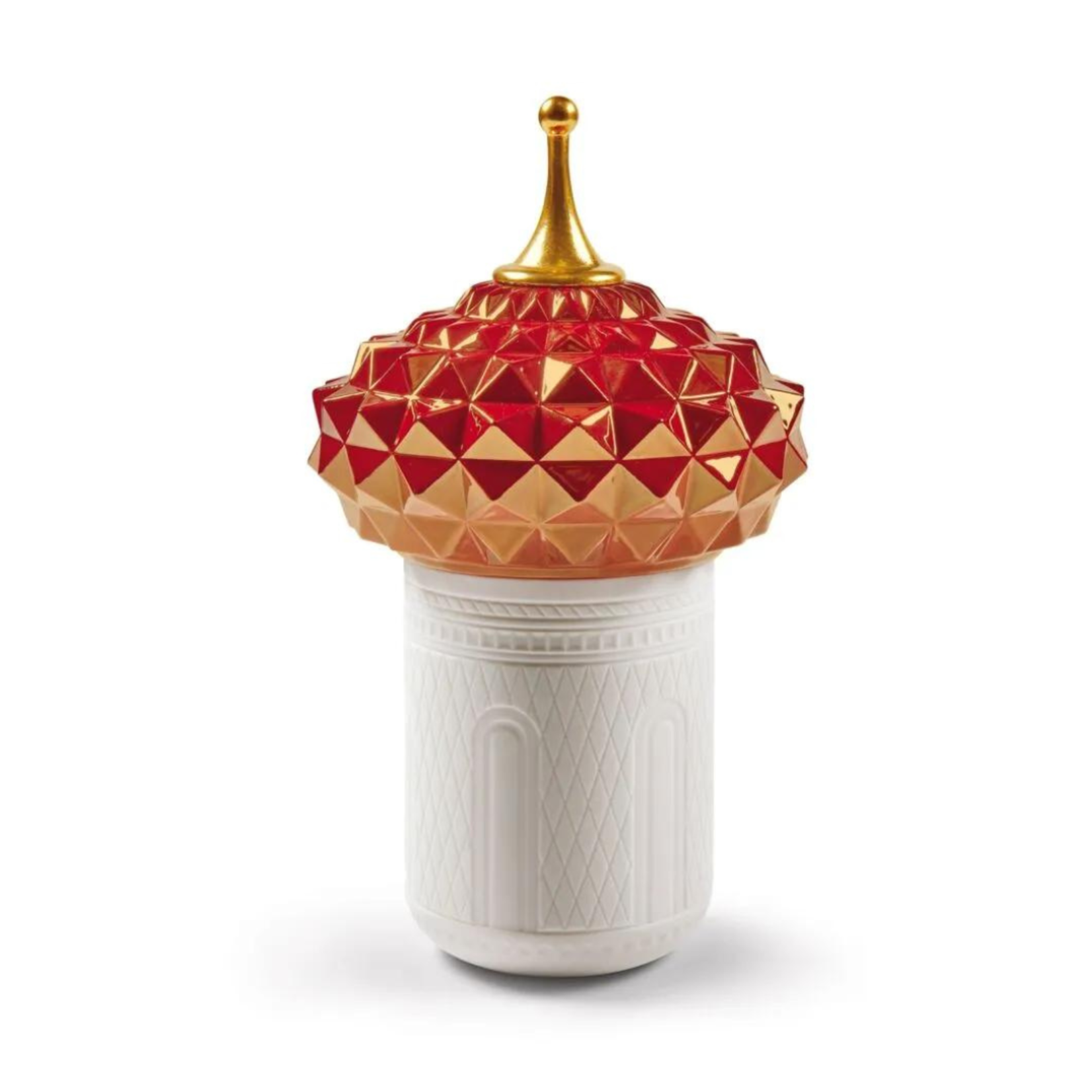 Lladro South Tower Candle 1001 Lights (Rose) -Night Approaches Scent