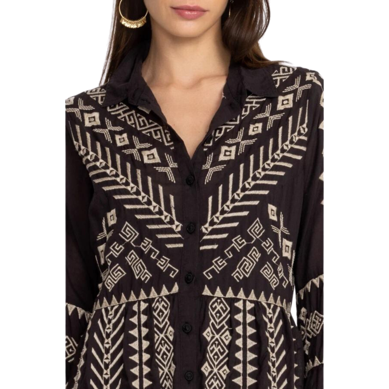 Johnny Was CHARIS EASY TIERED DRESS (SLIP)