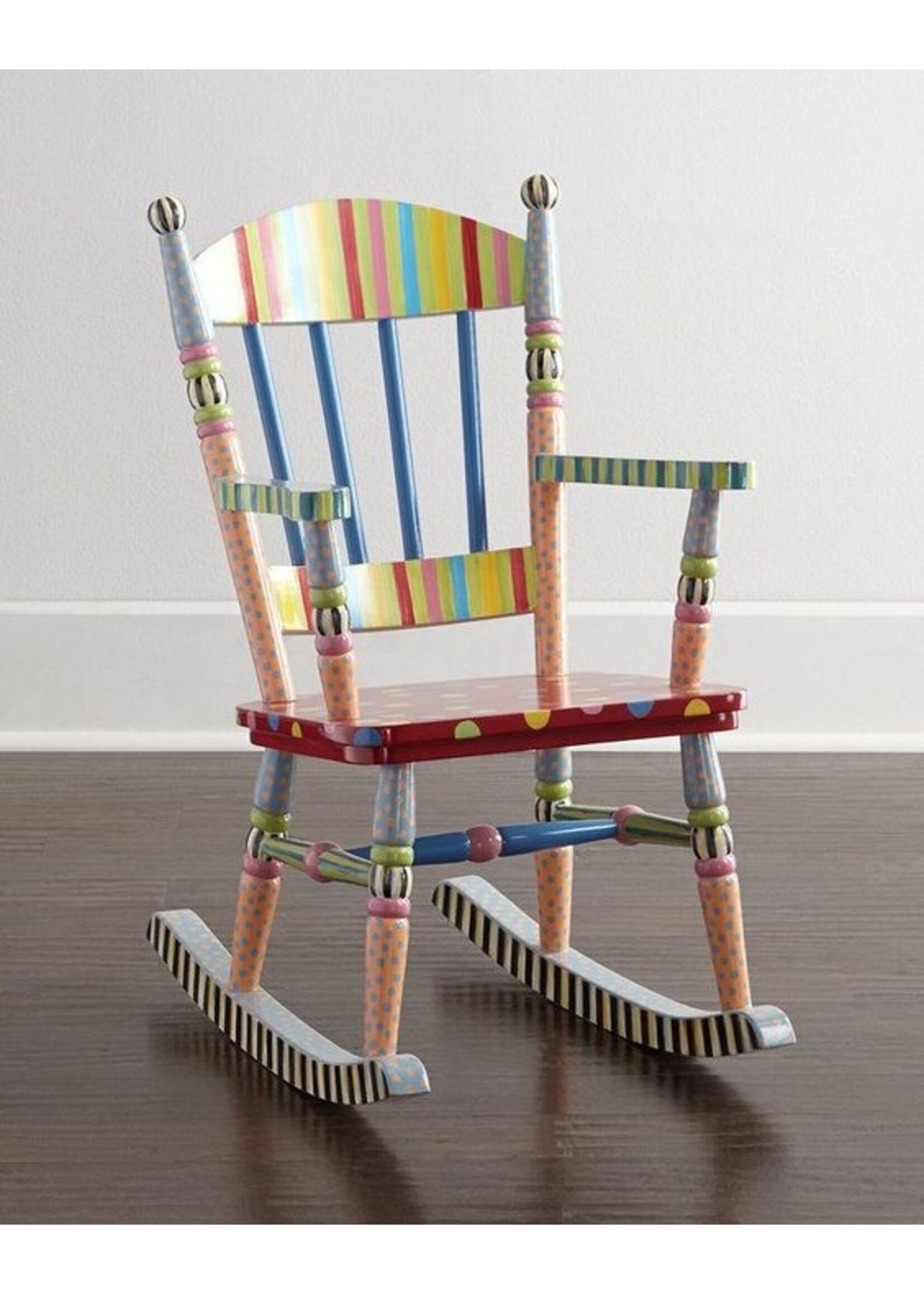 Child s Rocking Chair Blue Leaf Houston