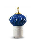 Lladro Blue Spire Candle 1001 Lights -Unbreakable Spirit Scent