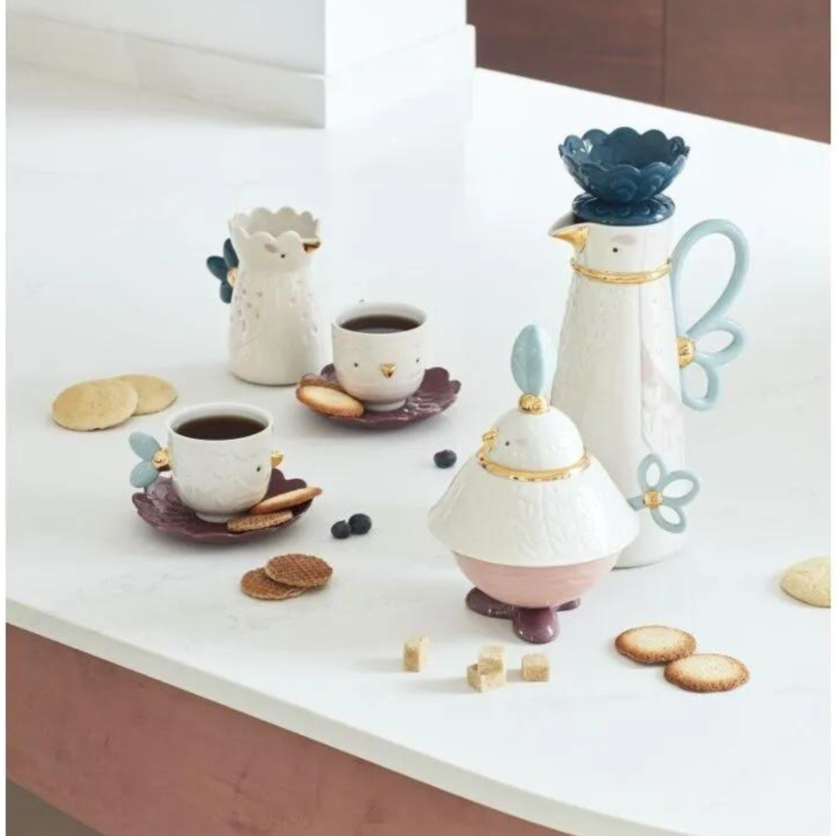 Lladro Coffee Set Kawki