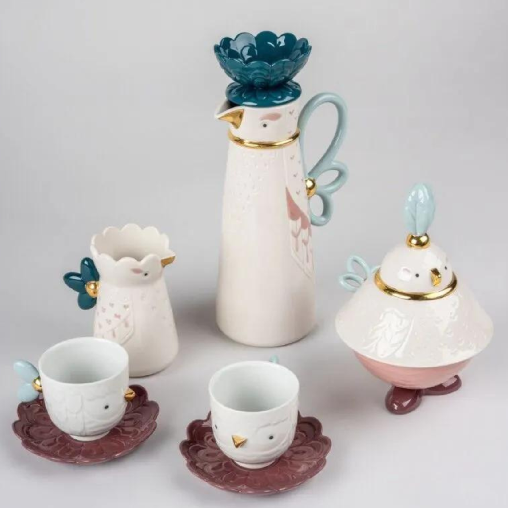 Lladro Coffee Set Kawki