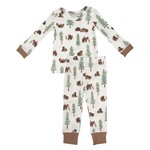 Angel Dear Brown Bears Waffle Loungewear Set