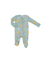 Angel Dear Dim Sum Bamboo 2 Way Zipper Footie