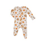 Angel Dear Pumpkin Spice Latte 2 Way Zipper Footie