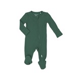 Smoke Pine Waffle 2 Way Zipper Footie