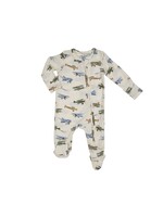 Angel Dear Vintage Airplane 2 Way Zipper Footie