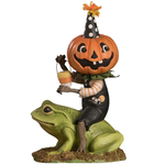 Bethany Lowe Designs, Inc. Tricky Beau Riding Frog