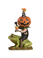 Bethany Lowe Designs, Inc. Tricky Beau Riding Frog