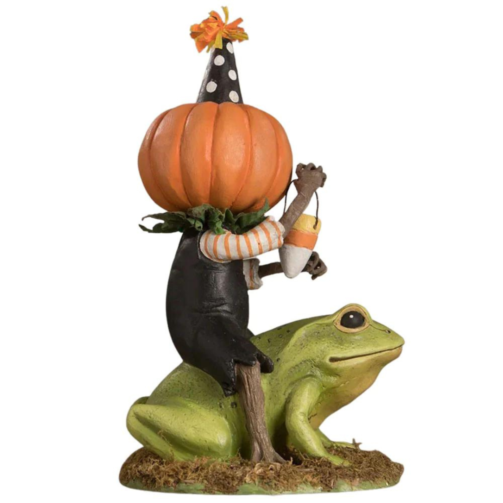 Bethany Lowe Designs, Inc. Tricky Beau Riding Frog
