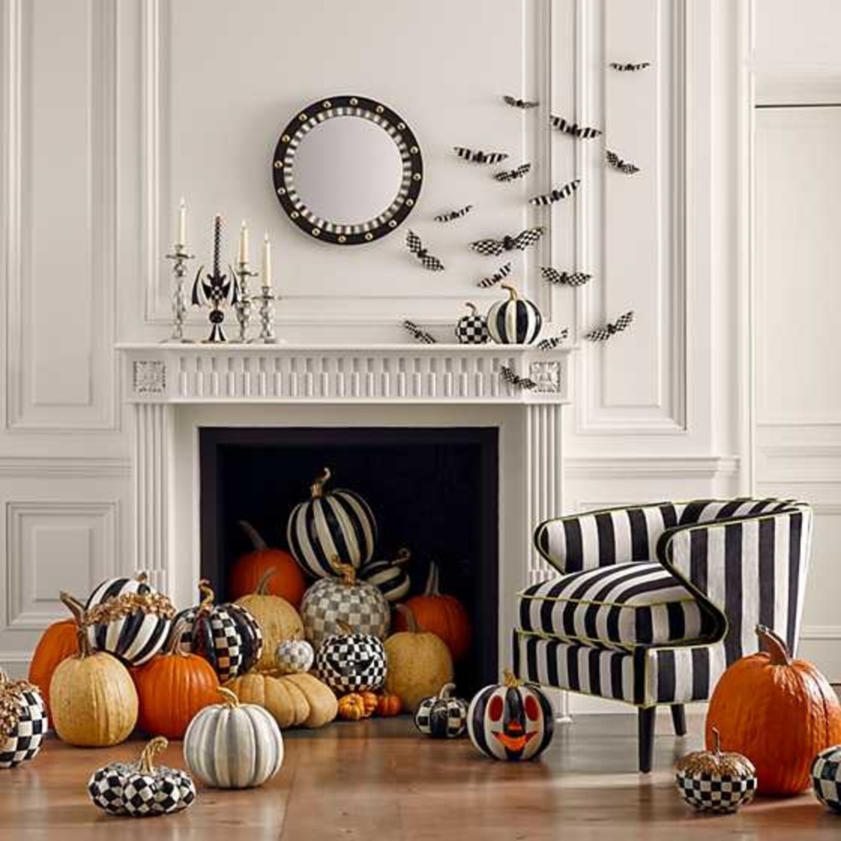 MacKenzie-Childs Spellbound Spider Pumpkin