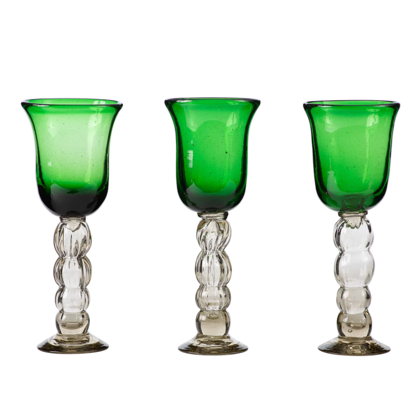 Jan Barboglio Pera Copa Goblet Green