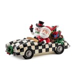 MacKenzie-Childs Granny Kitsch Special Delivery Santa in Car