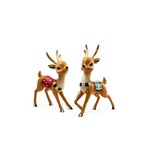MacKenzie-Childs Granny Kitsch Tabletop Deer - Set of 2
