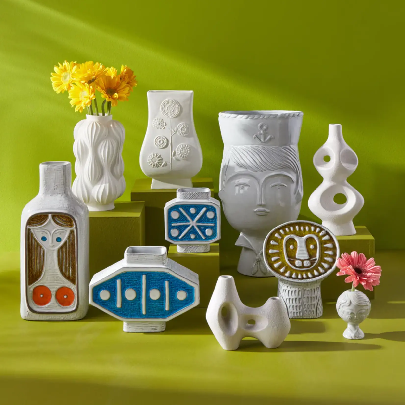 Jonathan Adler Utopia Sailor/Mermaid Vase