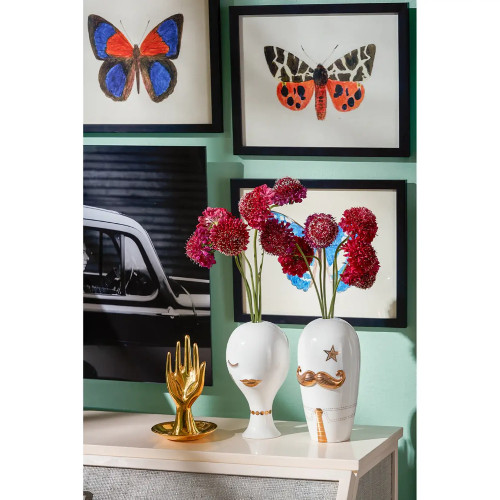 Jonathan Adler Gilded Muse Misia Vase