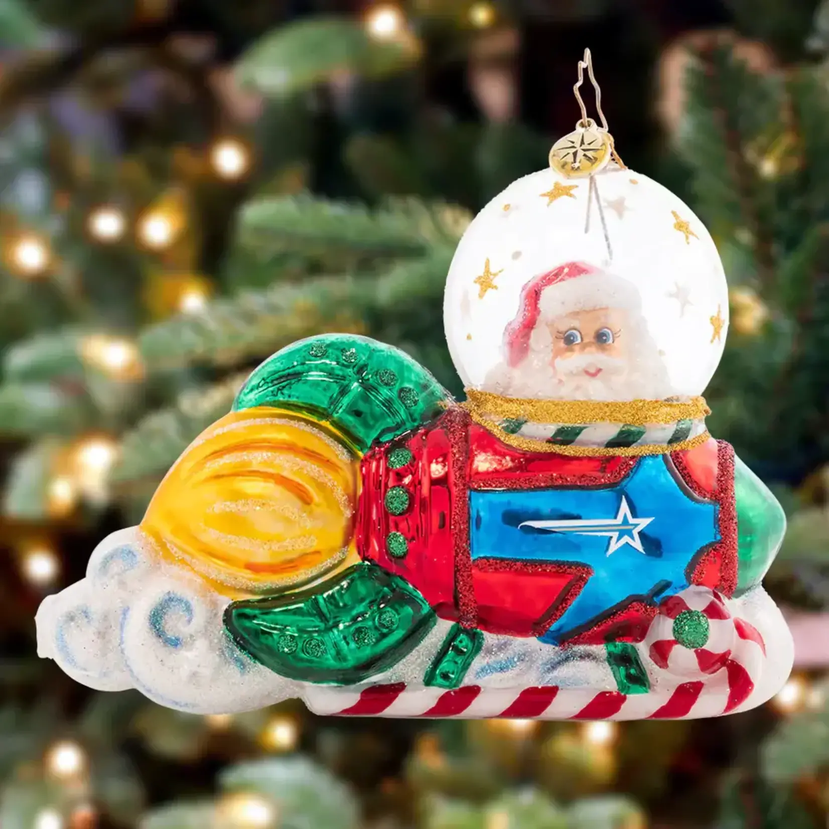 Christopher Radko Santa Goes To Space