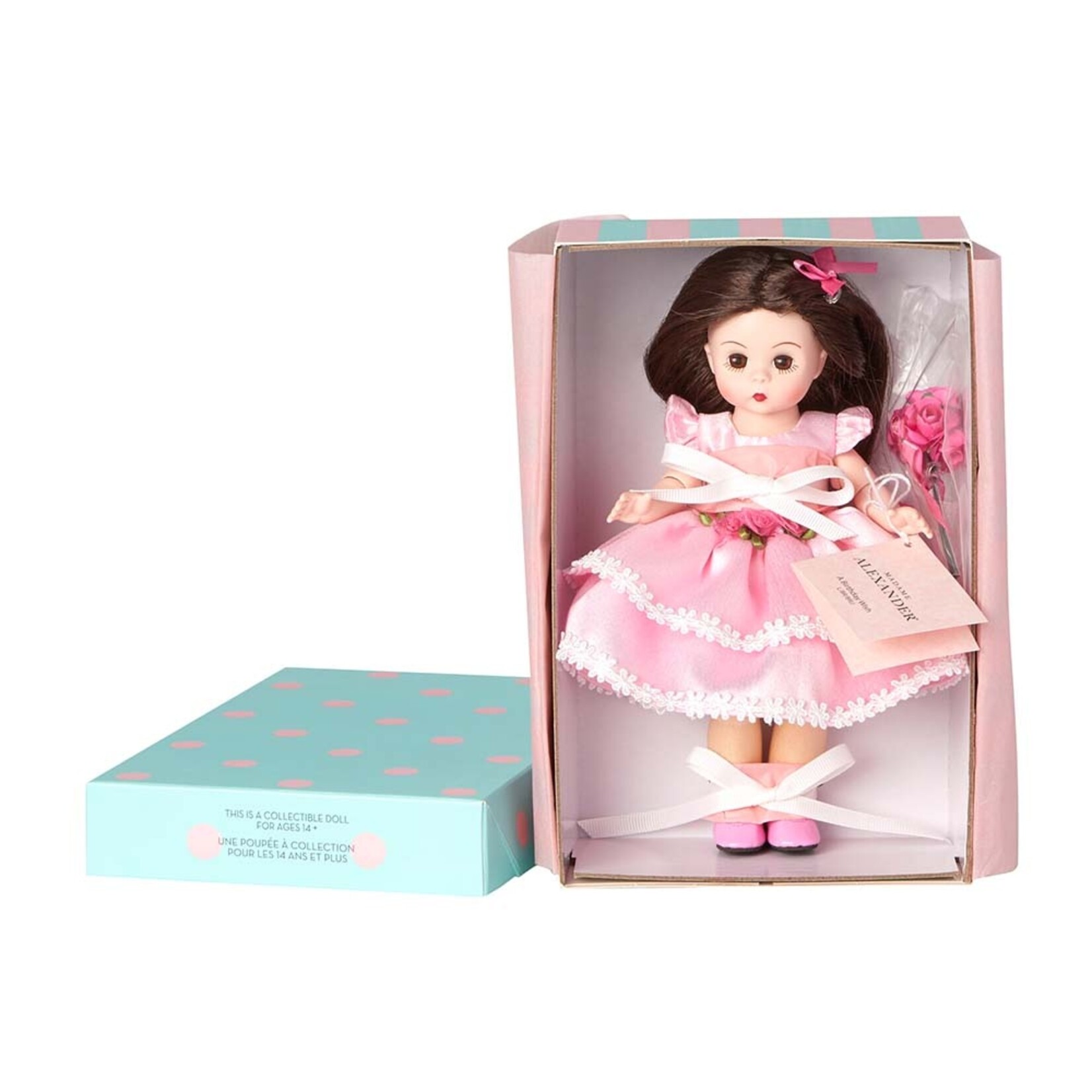 Madame Alexander A Birthday Wish- Light Skin Tone/brown Eyes/brunette Hair 8"