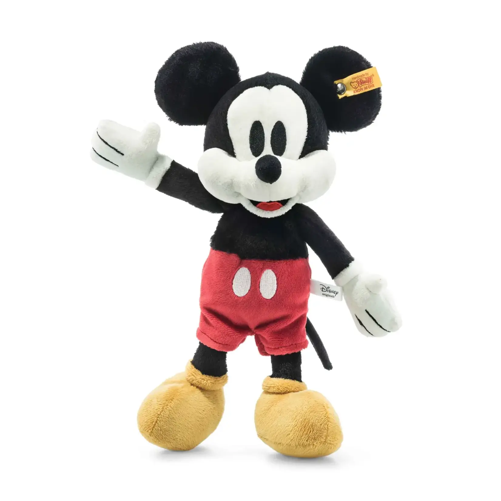 Steiff Disney's Mickey Mouse Stuffed Plush Toy, 12 Inches