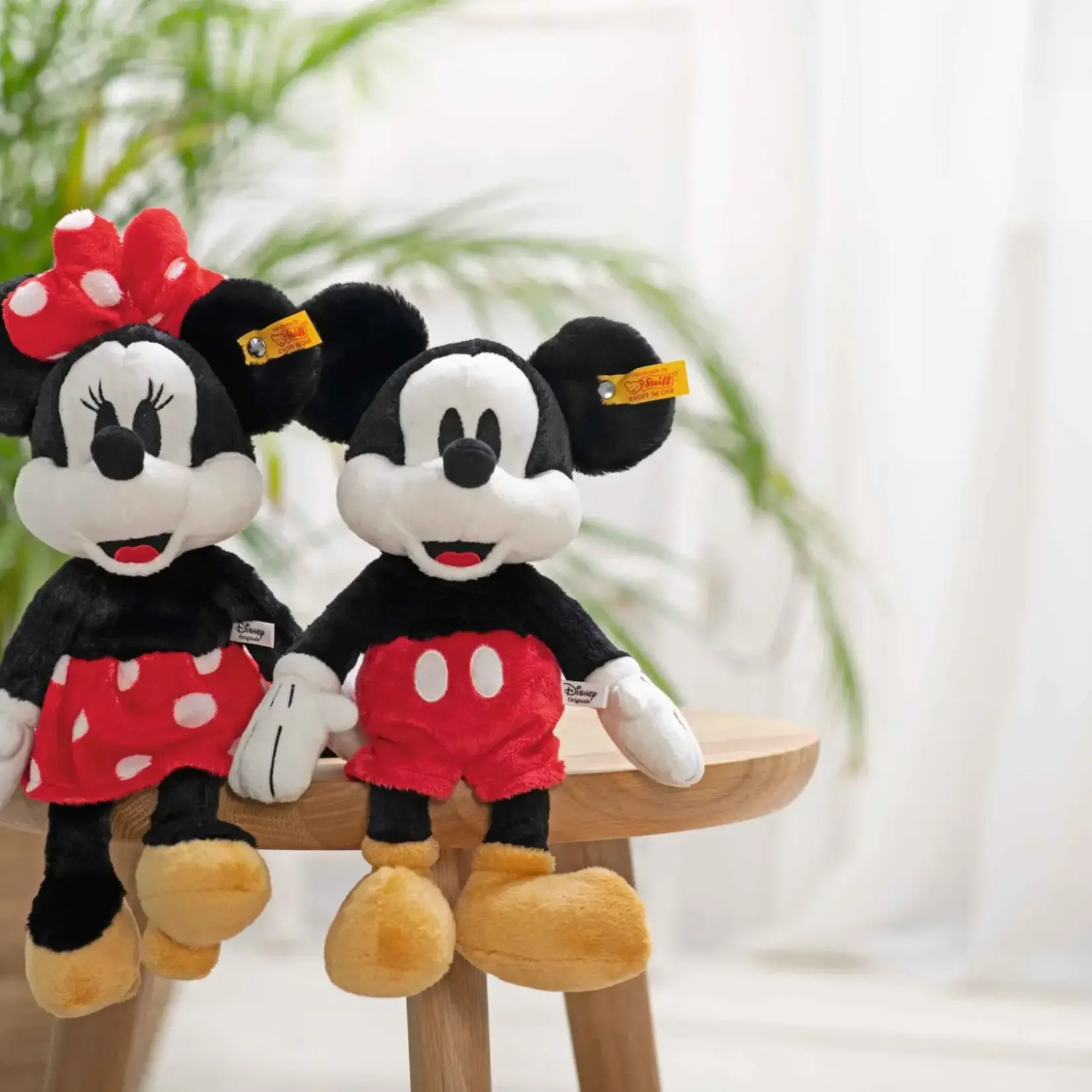 Steiff Disney's Mickey Mouse Stuffed Plush Toy, 12 Inches