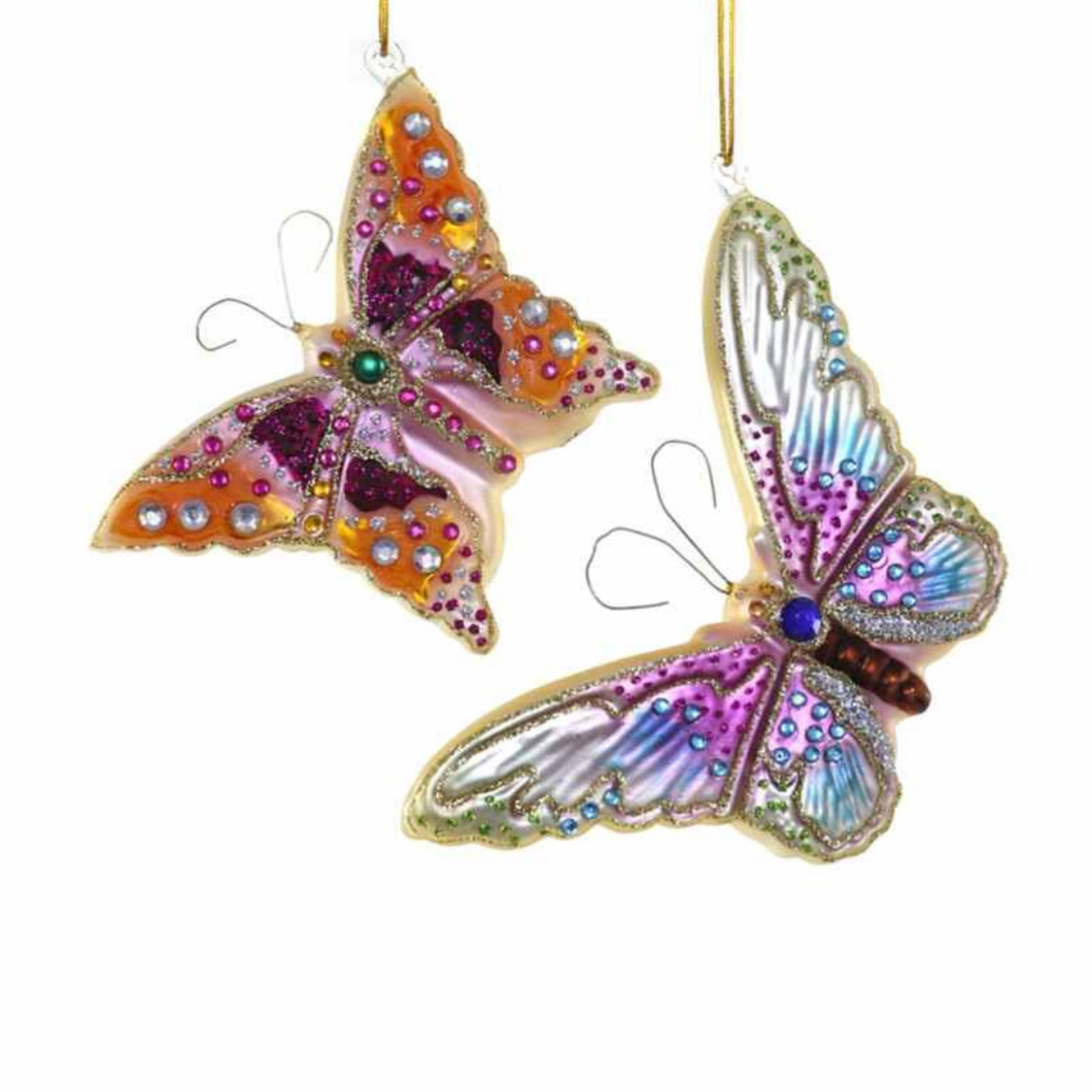 Cody Foster Enchanted Papillion Ornament- Warm